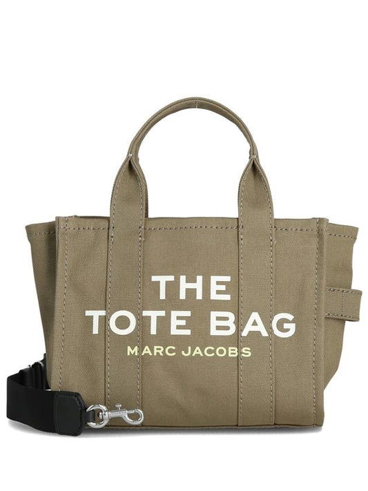 Logo Canvas Small Tote Bag Khaki - MARC JACOBS - BALAAN 2