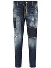 Men's Dark Reveal Wash Sexy Twist Jeans Blue - DSQUARED2 - BALAAN 2