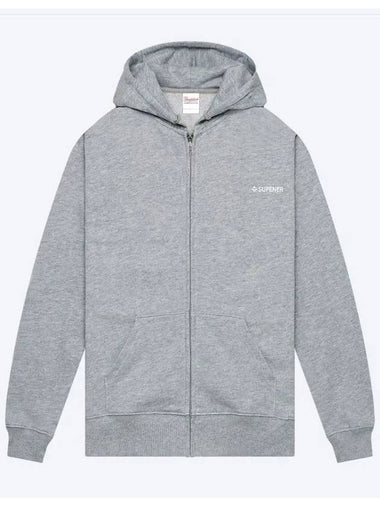 Kentis basic hooded zip up gray - SUPENER - BALAAN 1