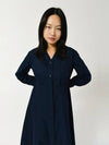 V Neck Long Sleeve One Piece NAVY - LE SOLEIL MATINEE - BALAAN 6