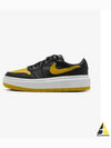 Jordan 1 Elevate Low Top Sneakers Black Yellow Ocher - NIKE - BALAAN 2