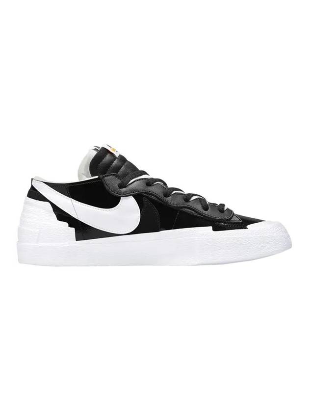 Blazer Patent Leather Low Top Sneakers Black - NIKE - BALAAN 1