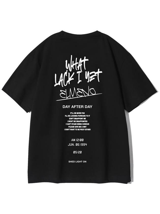 EL Street Artwork Oversized Fit Short Sleeve T-Shirt Black - ELIMENO - BALAAN 2