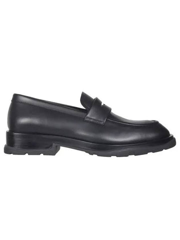 Moccasin Loafers Black - ALEXANDER MCQUEEN - BALAAN.