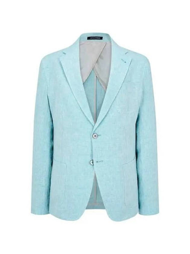 Men s no cheat single linen jacket mint 271790 - EMPORIO ARMANI - BALAAN 1