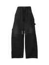 Cropped Cargo Straight Pants Black - BALENCIAGA - BALAAN 2