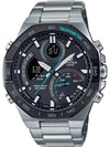 Edifice Bluetooth Metal Watch Black Silver - CASIO - BALAAN 1