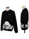 Skull Print Cotton Sweatshirt Black - PHILIPP PLEIN - BALAAN 2