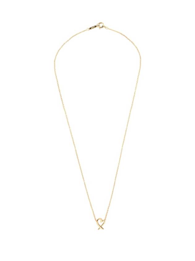 Paloma Picasso Loving Heart Pendant Necklace Gold - TIFFANY & CO. - BALAAN.