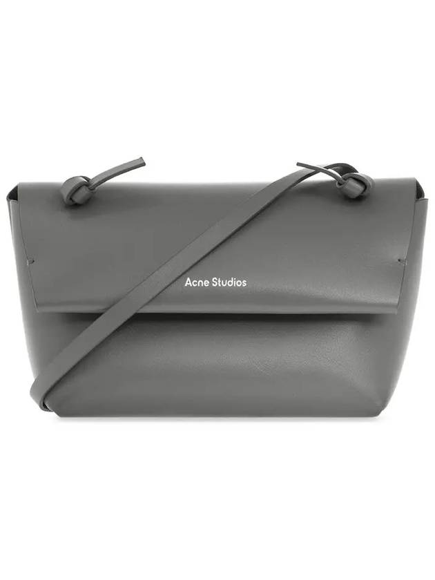 Logo Mini Shoulder Bag Grey - ACNE STUDIOS - BALAAN 2