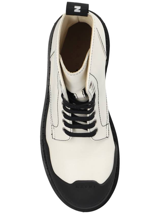 White Leather DADA Army Combat Boots TCMS009803P508800W03 B0560956695 - MARNI - BALAAN 7