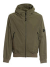 Men's Protech Mesh Lens Hooded Jacket Khaki - CP COMPANY - BALAAN 1