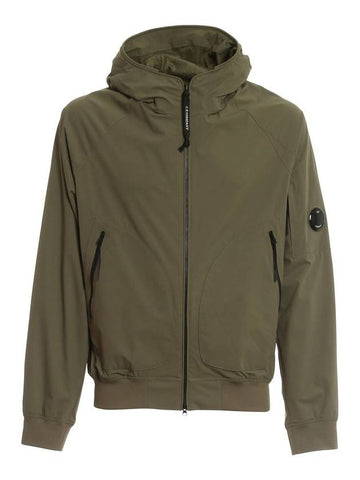 Men's Protech Mesh Lens Hooded Jacket Khaki - CP COMPANY - BALAAN 1