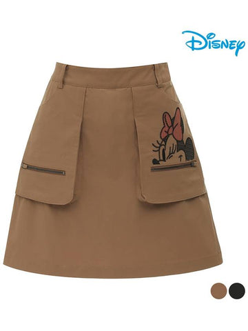 Women s Character Embroidery Point Pocket Skirt Culotte DO3LCR002 - DISNEY GOLF - BALAAN 1