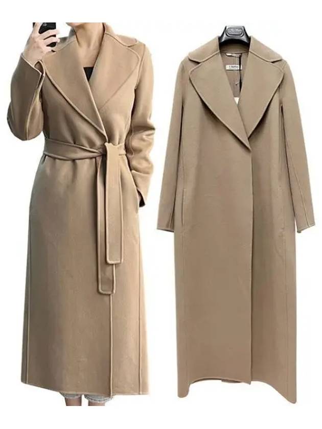 S Max Mara POLDO wool coat beige SABBIA 007 270421 1147207 - S MAX MARA - BALAAN 1