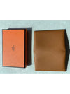 Calvi Epsom Palladium Hardware Card Wallet Gold - HERMES - BALAAN 6