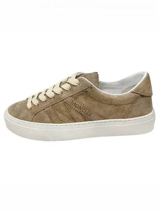 Monaco low sneakers dark beige women s shoes 271787 - MONCLER - BALAAN 1