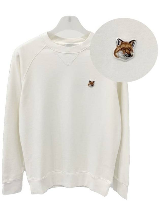 Fox Head Patch Classic Sweatshirt Ecru - MAISON KITSUNE - BALAAN 2