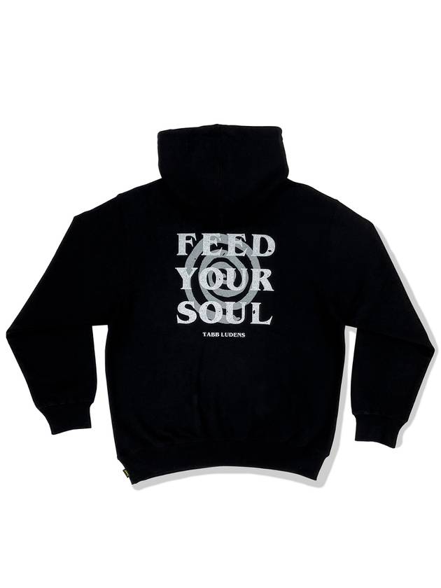 FEED YOUR SOUL Hoodie BlackBlack - TABB LUDENS - BALAAN 2