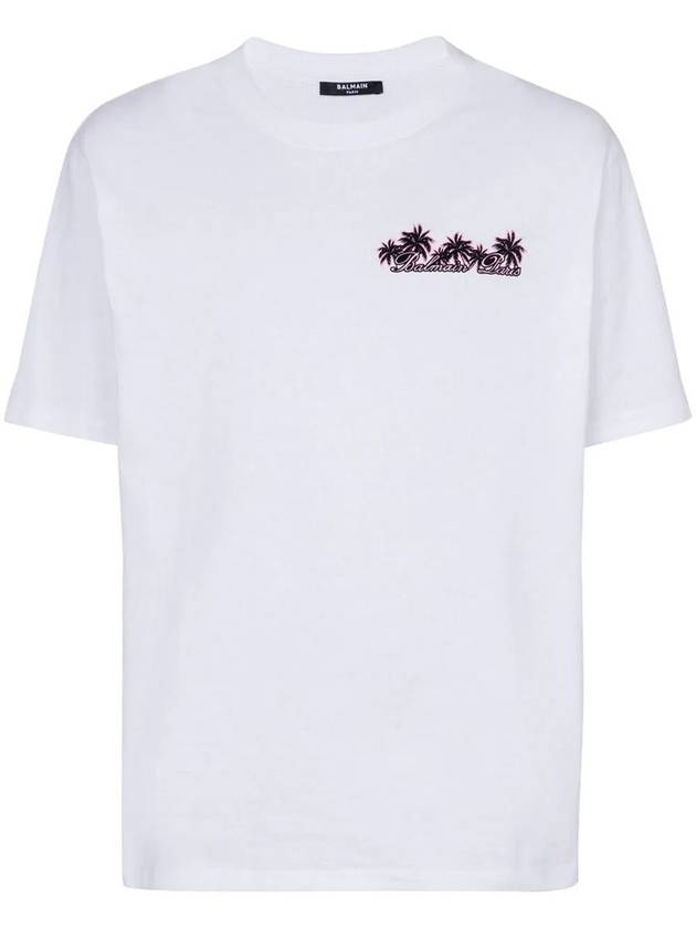 Balmain T-Shirt With Club Print - BALMAIN - BALAAN 1