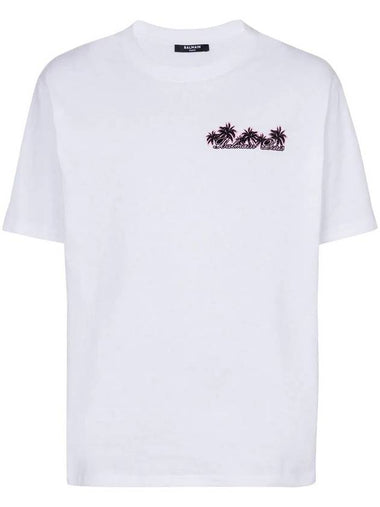 Balmain T-Shirt With Club Print - BALMAIN - BALAAN 1