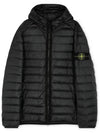 Loom Woven Chambers Recycled Nylon Down Padding Black - STONE ISLAND - BALAAN 4