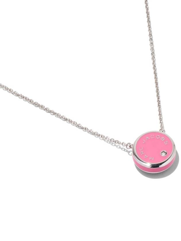 Reversible Medallion Pendant Necklace Pink - MARC JACOBS - BALAAN 3