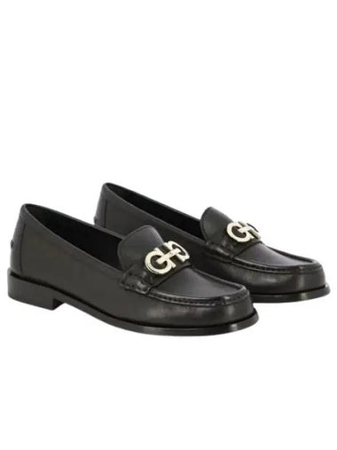 Ferragamo Gancini Women s Moccasins OFELIA NERO 0764198 - SALVATORE FERRAGAMO - BALAAN 1