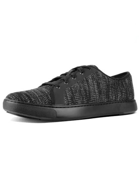 Christoph Knit Low-Top Sneakers Black - FITFLOP - BALAAN 1