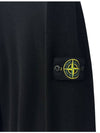 Wappen Patch Crew Neck Wool Knit Top Black - STONE ISLAND - BALAAN 4