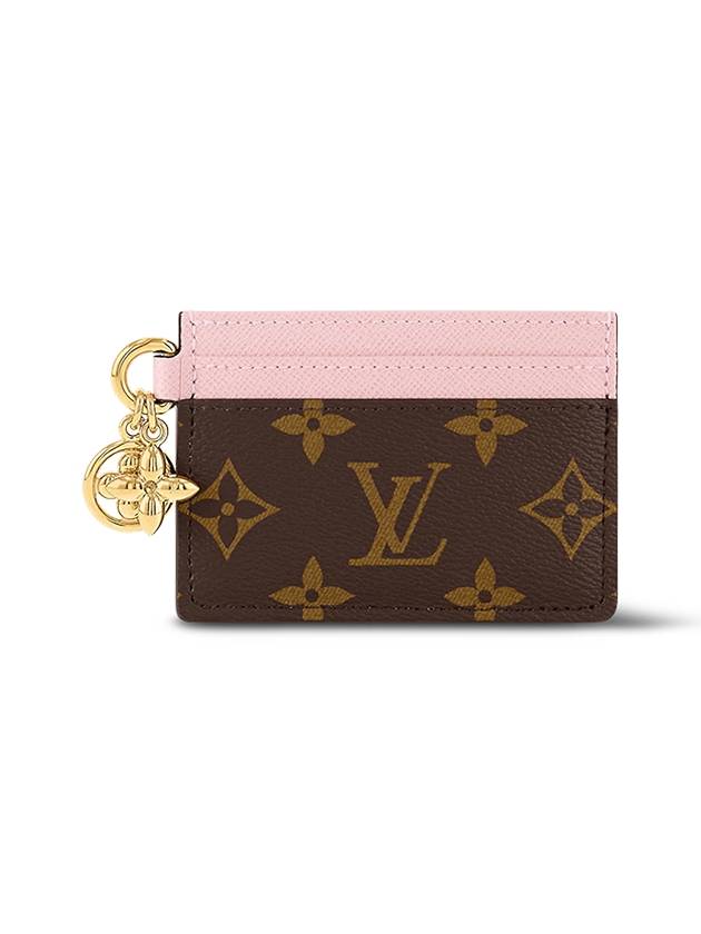 LV Charm Monogram Card Wallet Pink Brown - LOUIS VUITTON - BALAAN 2