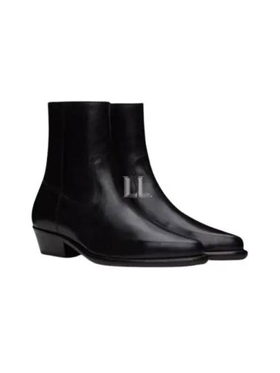 Delix Leather Ankle Boots Black - ISABEL MARANT - BALAAN 2