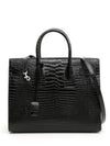 Sac De Jour Small Nano Tote Bag Black - SAINT LAURENT - BALAAN 3