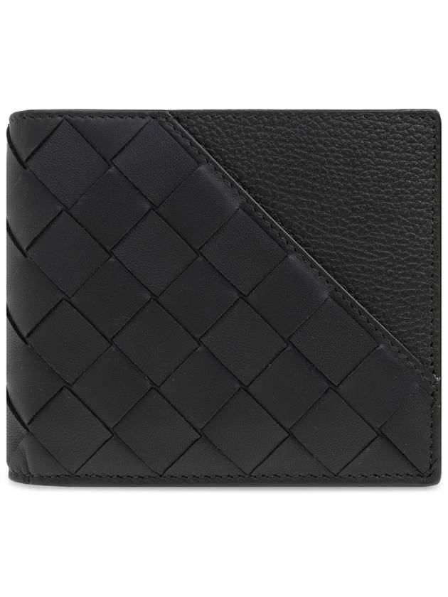 Bottega Veneta Leather Wallet, Men's, Black - BOTTEGA VENETA - BALAAN 1