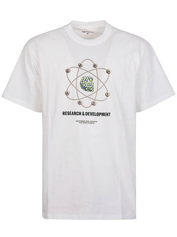 Logo Organic Cotton Short Sleeve T-Shirt White - CARHARTT WIP - BALAAN 1