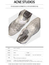 Manhattan Tumbled Low Top Sneakers White - ACNE STUDIOS - BALAAN 3