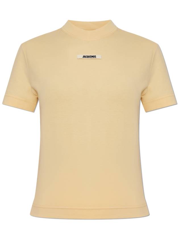 Jacquemus Logo T-shirt, Women's, Yellow - JACQUEMUS - BALAAN 1