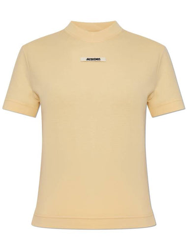 Jacquemus Logo T-shirt, Women's, Yellow - JACQUEMUS - BALAAN 1