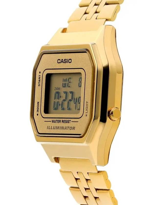 LA680WGA 9DF 9 Digital Square Vintage Retro Metal Watch - CASIO - BALAAN 3