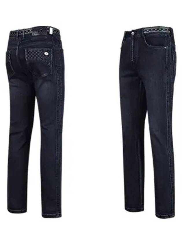 Men s Waist Pattern Point Denim Jeans JB4A517 - LUX GOLF - BALAAN 3