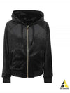 Monogram Parsons Bunny Hooded Zip-Up Black - MOOSE KNUCKLES - BALAAN 2