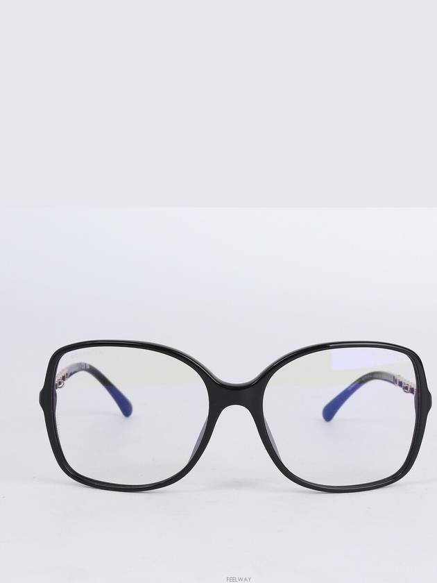 Men s Square Frame Chain Glasses 72445 - CHANEL - BALAAN 4