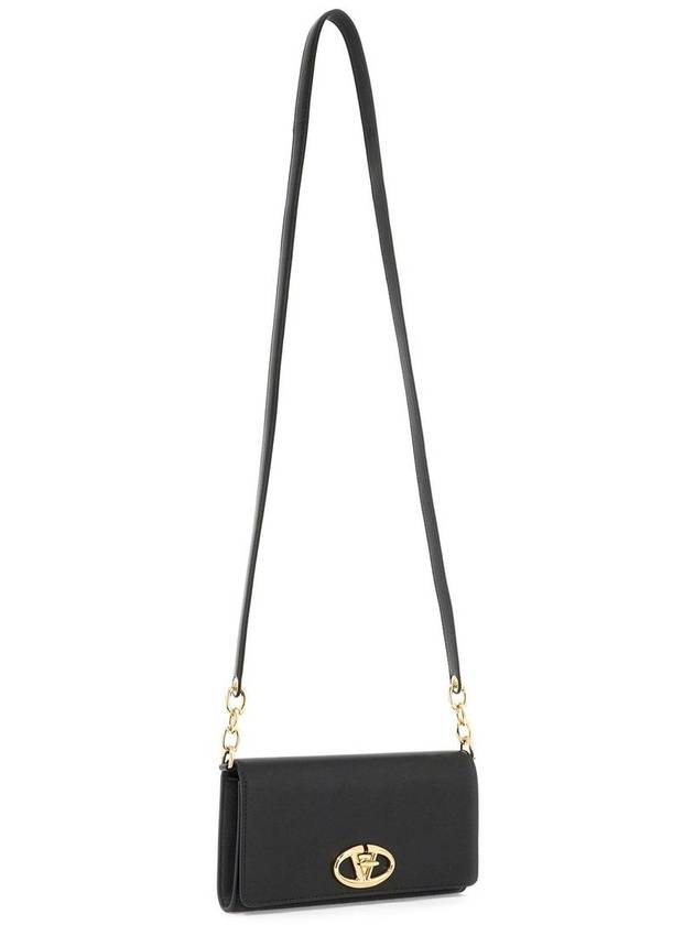 Garavani Logo Plaque Cross Bag Black - VALENTINO - BALAAN 4