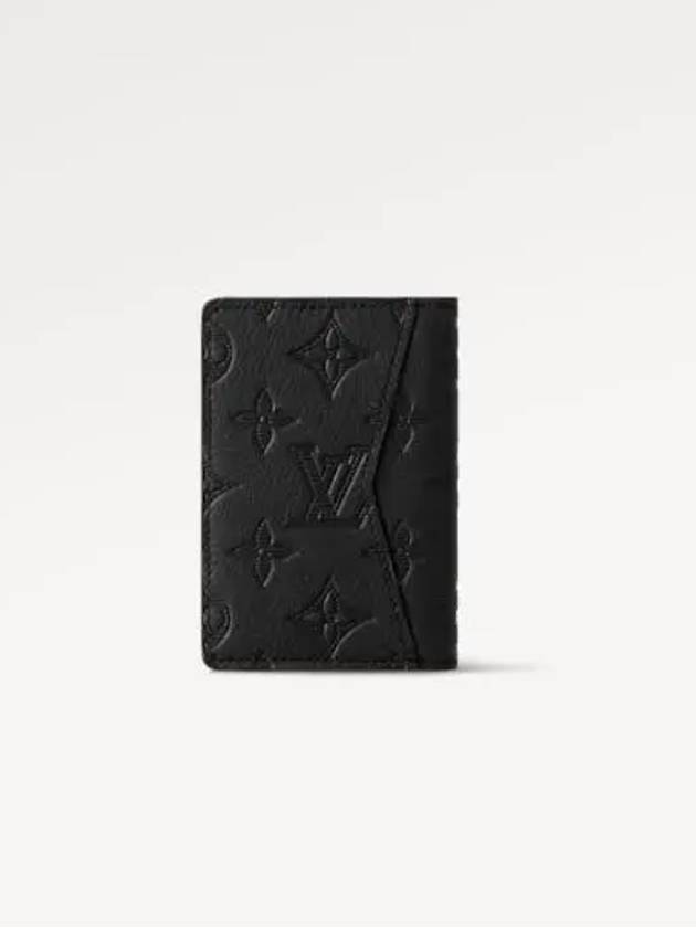 Monogram Shadow Pocket Organizer Card Wallet Black - LOUIS VUITTON - BALAAN 5