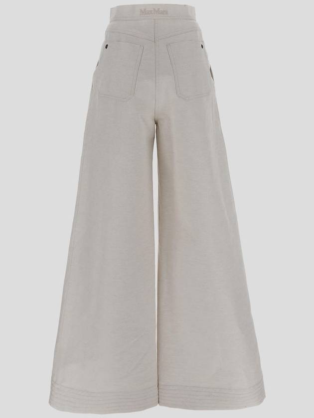 Oboli wide pants beige - MAX MARA - BALAAN 3