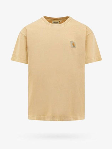 Relaxed Fit Nelson Short Sleeve T-Shirt Yellow - CARHARTT WIP - BALAAN 1