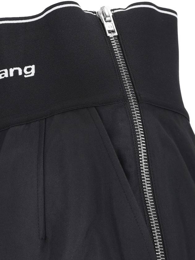 Safari Shorts in Cotton Tailoring Black - ALEXANDER WANG - BALAAN 5