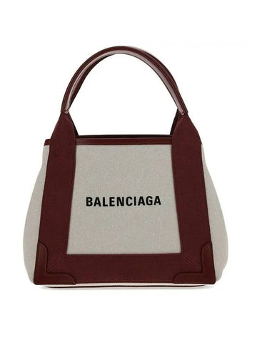 Cabas XS Tote Bag Burgundy - BALENCIAGA - BALAAN 1