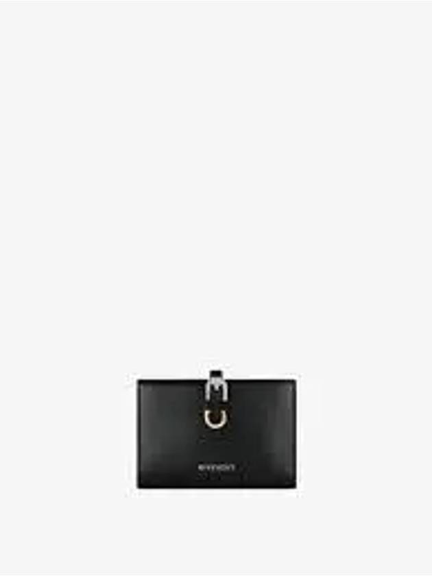 Voyou Leather Half Wallet Black - GIVENCHY - BALAAN 2