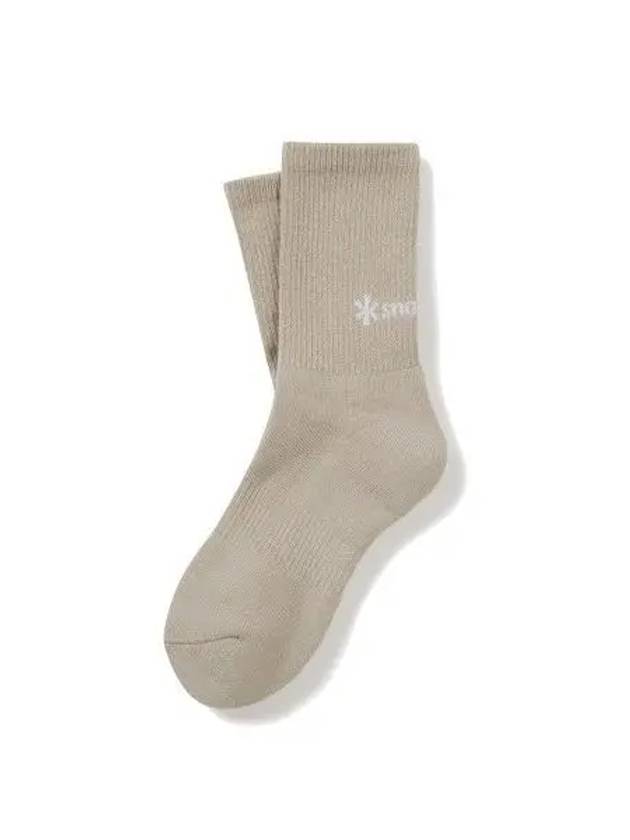 Basic Crew Socks Beige S24ZUFSO82 - SNOW PEAK - BALAAN 1